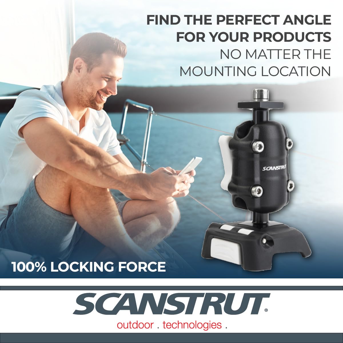 Scanstrut rls-am – Halterung, schwarz