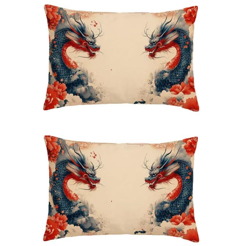 Housse de coussin pierre turquoise de haute qualité en lin imperméable 60x90cm M-598