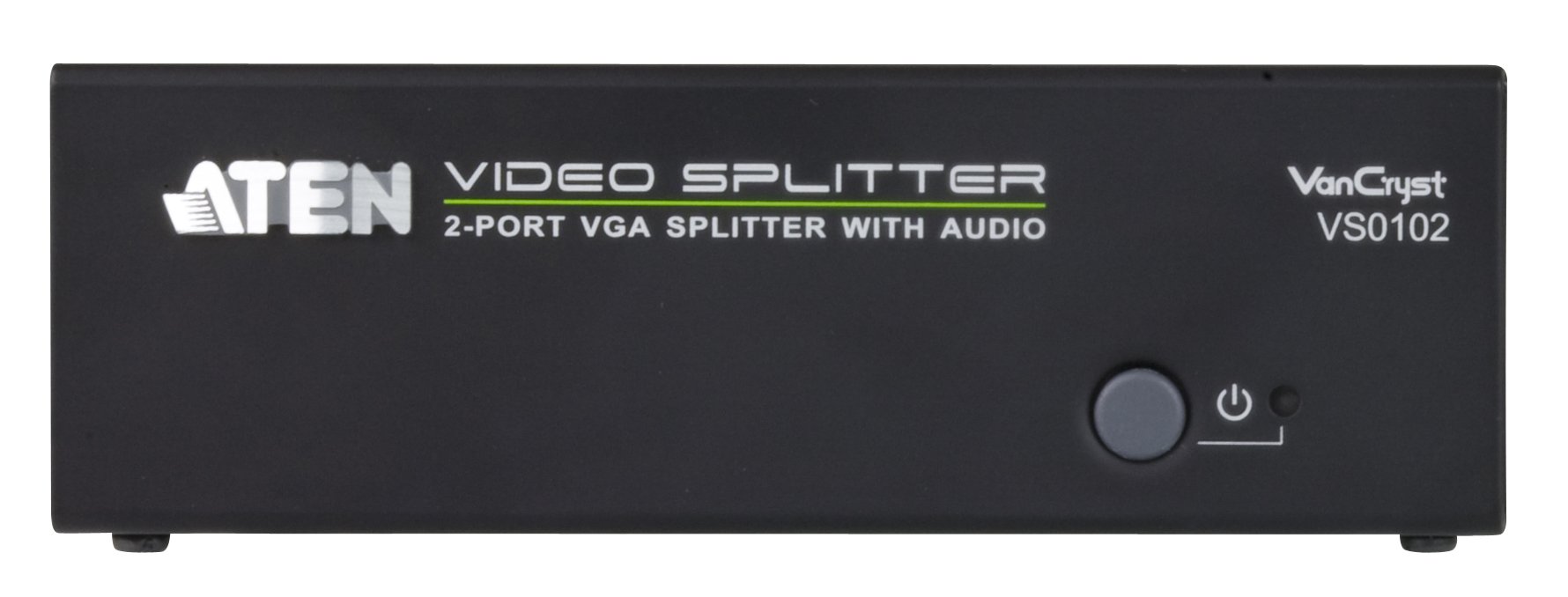 ATEN VS0102 VGA信号2分配器 VGA 2分配器（オーディオ対応） - VS0102, ATEN ビデオ分配器