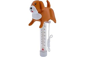 U.S. Pool Supply Floating Paddling Puppy Dog Pool Thermometer