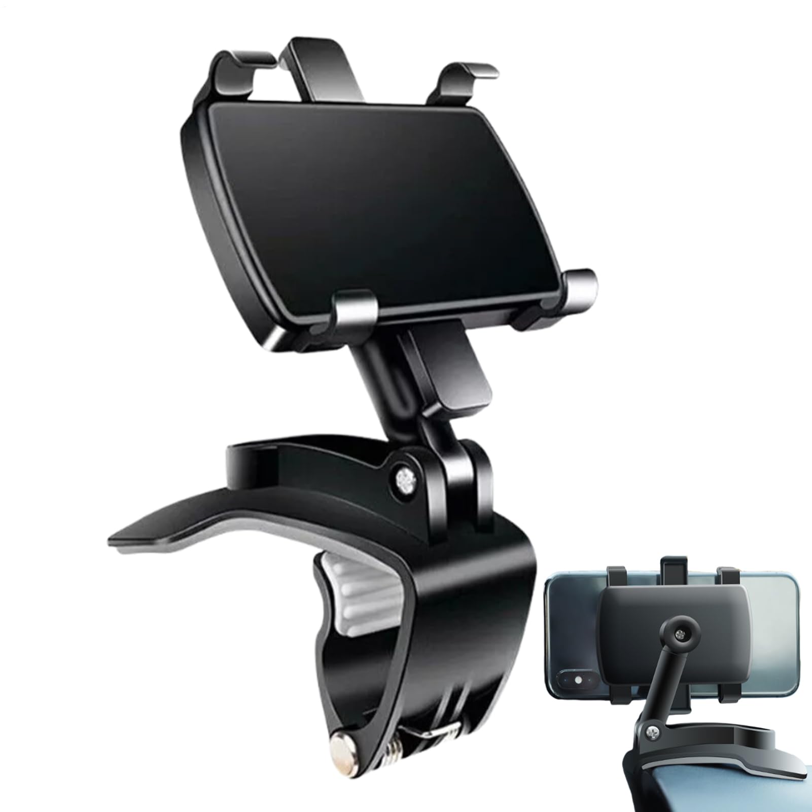 Supporto Telefono Da Auto Antiscivolo E Antiurto Uso Automobilistico | Supporto Per Cellulare Da Cruscotto Auto Per Berlina, SUV, Camion, Rimorchio, Camper, GPS, Navigazione, Cruscotto, Bocchetta