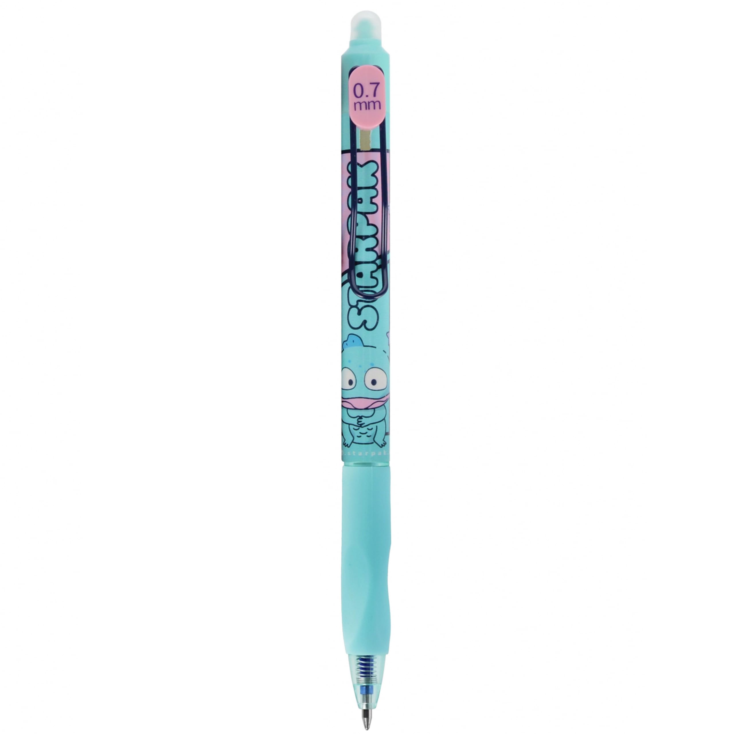 sarcia.eu Yodo ERASABLE ballpoint pen with eraser, automatic gel pen, blue ink, erasable, school 0.7mm (J)