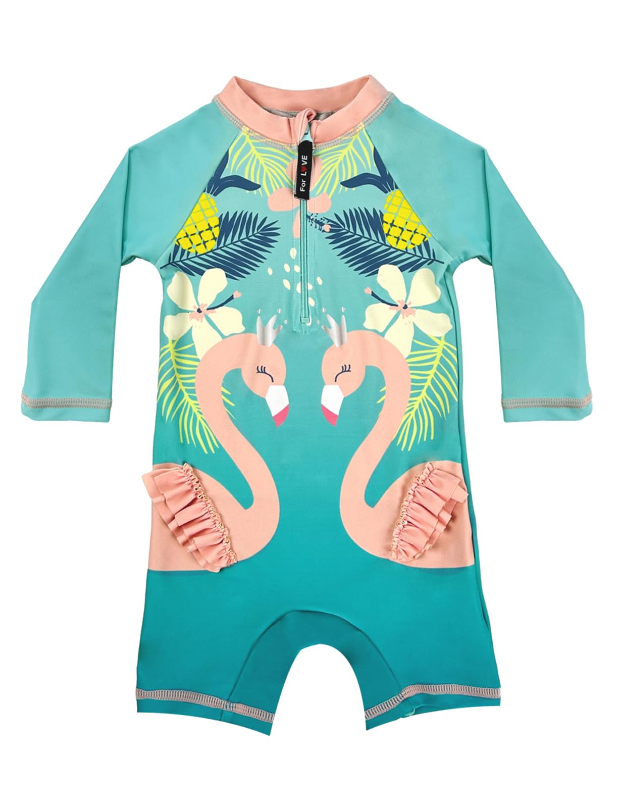 weVSwe UV Traje De Baño para Bebé UPF 50+ Protection Traje De Baño para Niños Pequeños Una Pieza Rashguard De Secado Rápido Traje De Baño para Bebés Niños De 0-3 Años