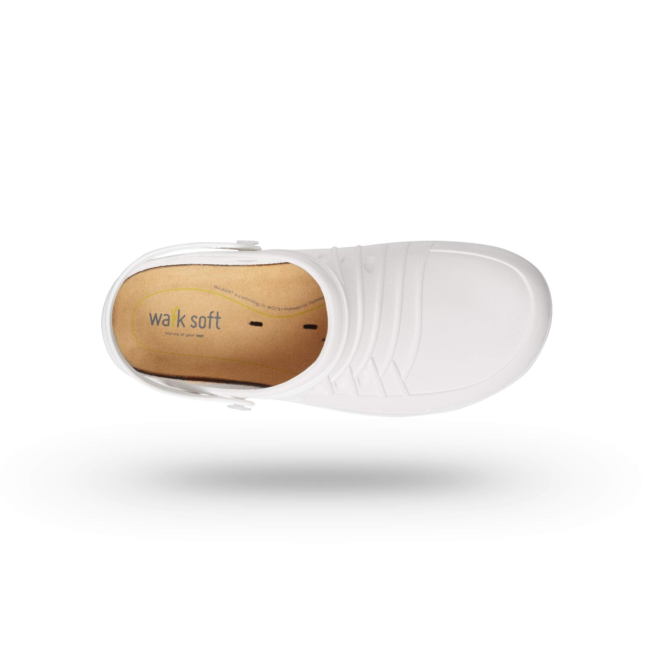 WOCK Clog à Bride avec Semelle Walksoft, Sabots pour Femme et Homme, Stérilisable et Autoclave jusqu'à 134°C