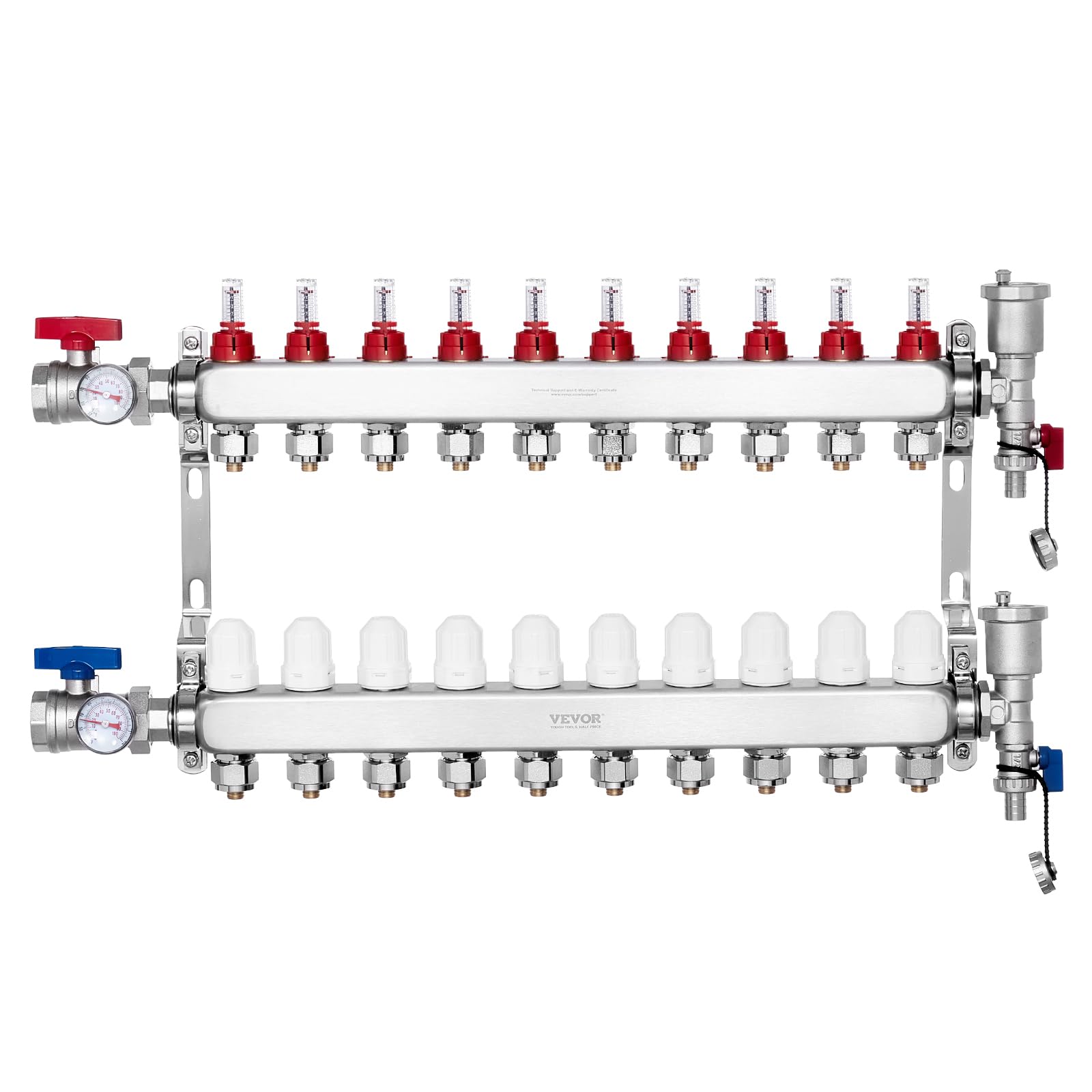 VEVOR 10-Branch Radiant Heat Manifold
