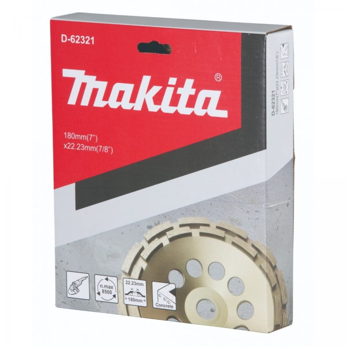 Makita D-62321 podwójna ekonomiczna offset diamentowy, rozmiar 180 mm x 22,23 mm