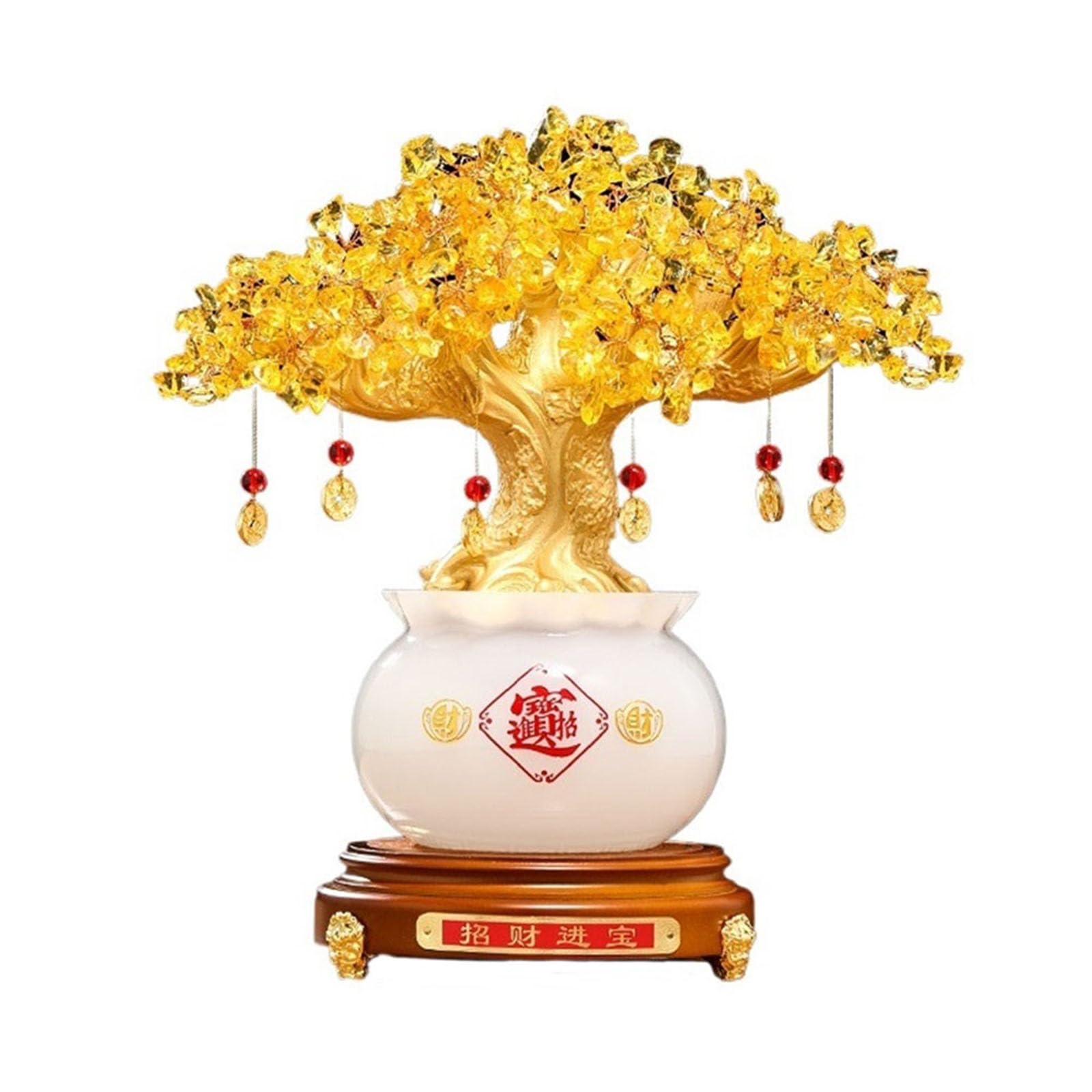 Biurko naturalny cytryn drzewo z kamieni szlachetnych duże, bonsai feng shui drzewo pieniędzy na biurko domowe biuro kryształowe dekoracje dekoracje świąteczne dekoracje dekoracje