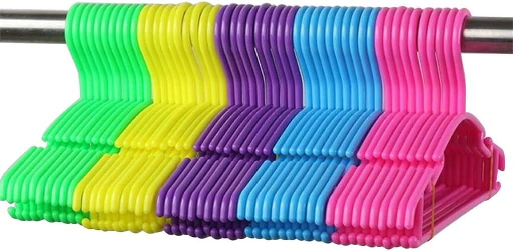 10pcs Home Organizer Solid Anti Slip Clothes Hanger Baby Tool Coat Kids Portable Hook Children (Color : White-Dinosaur Doodle4, Size : 1) (White Dinosaur Doodle4)