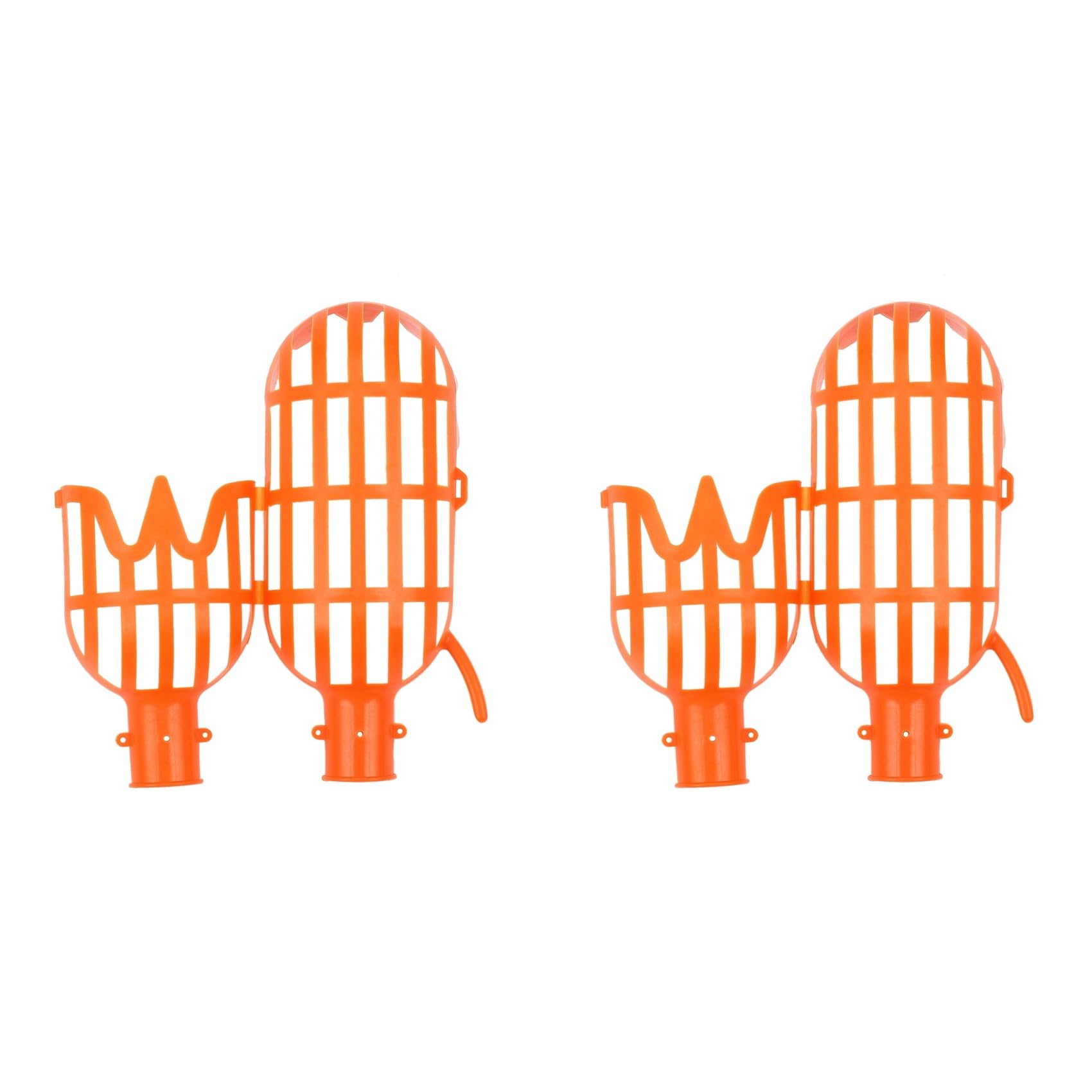 Jnchdghwa Random High Altitude Fruit Picker No Pole 2Piece Plastic Picker Without Pole Fruit Catcher Picking Tool Garden