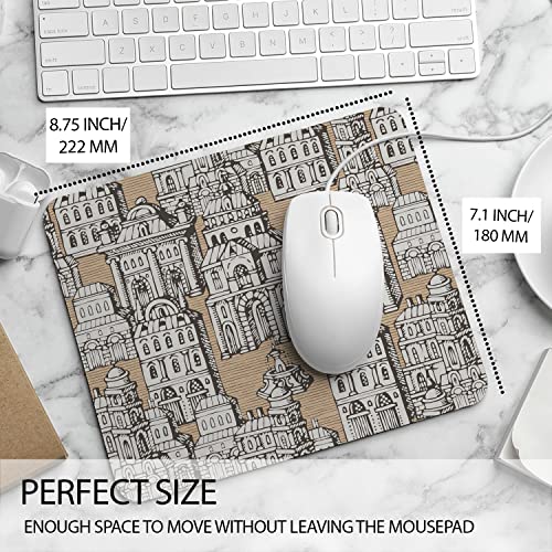 Image of PAPER PLANE DESIGN Mouse Pad Designer Anti Skid Mouse Pads for Desktop and Laptop Computers. D1292