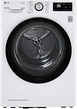 LG 24 in. W 4.2 Cu. Ft. Ventless Stackable Compact Smart Electric Dryer in White with Dual Inverter HeatPump Technology