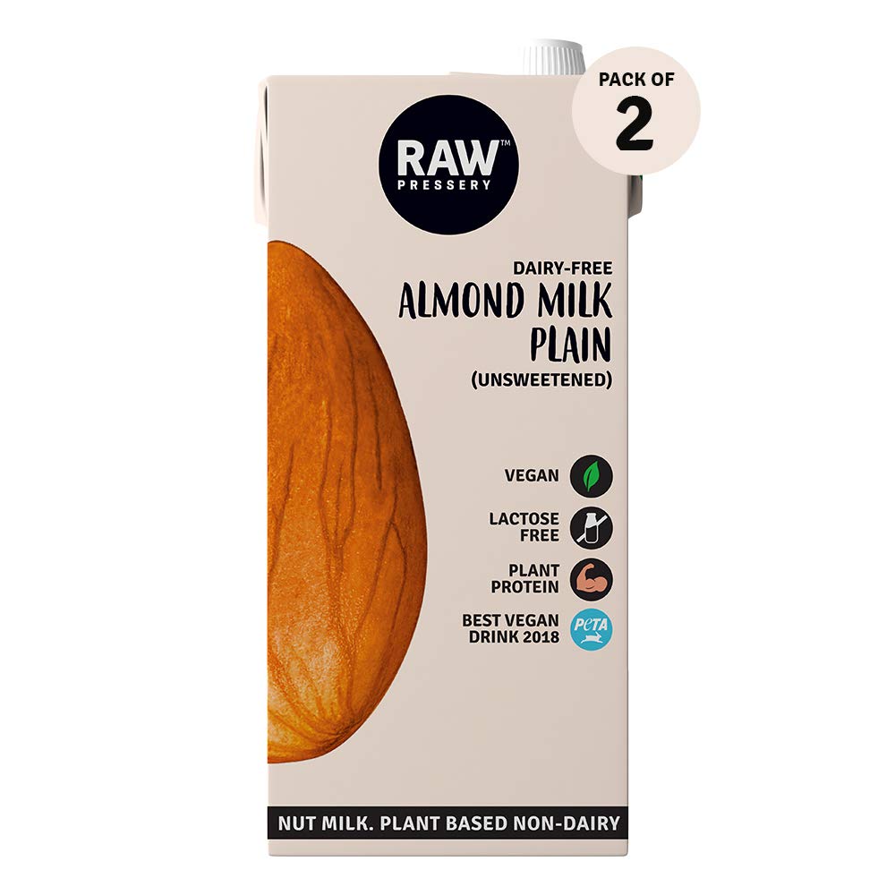 Raw Pressery Almond Milk Plain Unsweetened (2 x 1000ML) Vegan, 100% Lactose-Free, Plant Protein-picture-23