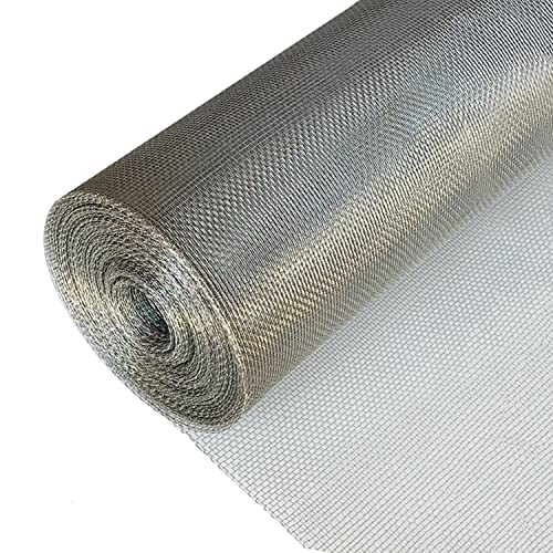 Grillage métallique tissé ultra résistant en inox 304 avec maille de 3,7 mm anti-nuisibles