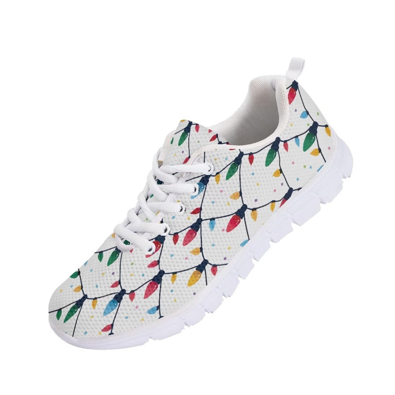 POLERO Zapatos deportivos ligeros para mujer, informales, transpirables, de malla, para correr, entrenar, para mujer, simples y coloridos