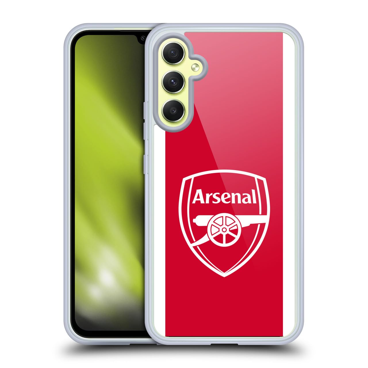 Head Case Designs Officially Licensed Arsenal FC Home 2025/26 Kit Gel Case [Military Grade Protection] Compatible With Samsung Galaxy A34 5G — image 1