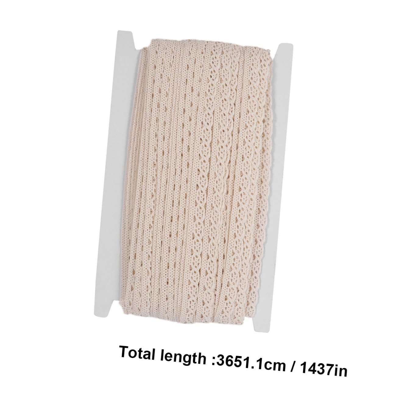 jojofuny 3 Cinta de Encaje de Algodón para Manualidades Decoración de Cortinas y Ropa Yardas Material Diy para Bodas y Fiestas
