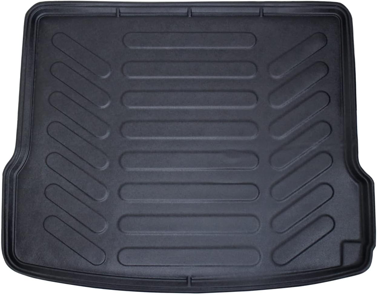 Audi Q5 & SQ5 2009-2017 Cargo Liner 3D Custom Fit Heavy Duty All Weather Rubber Car Trunk Liners Waterproof Odorless Non-Slip Soft TPE Cargo Mats (Black) by RizLiner