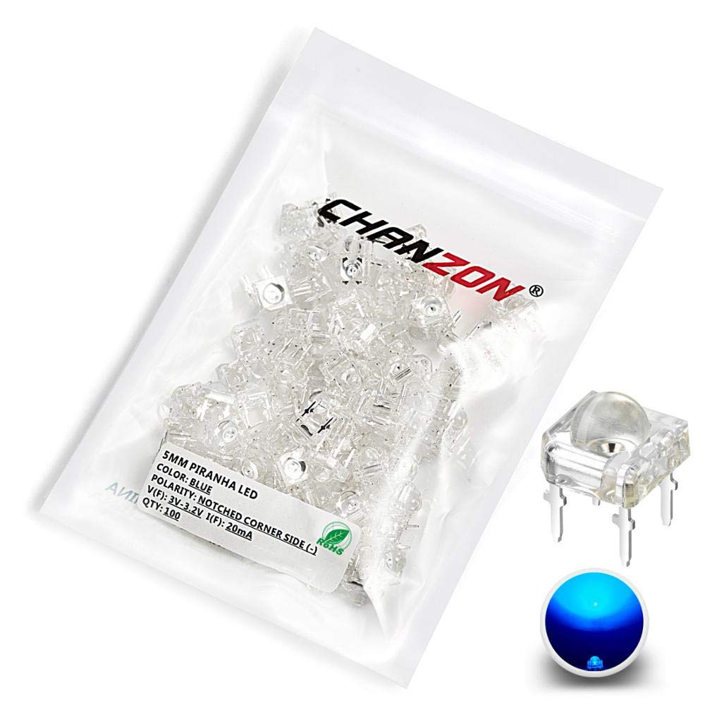 チャオ品です Amazon.co.jp: Chanzon 100個5mmピラニアスーパーフラックス