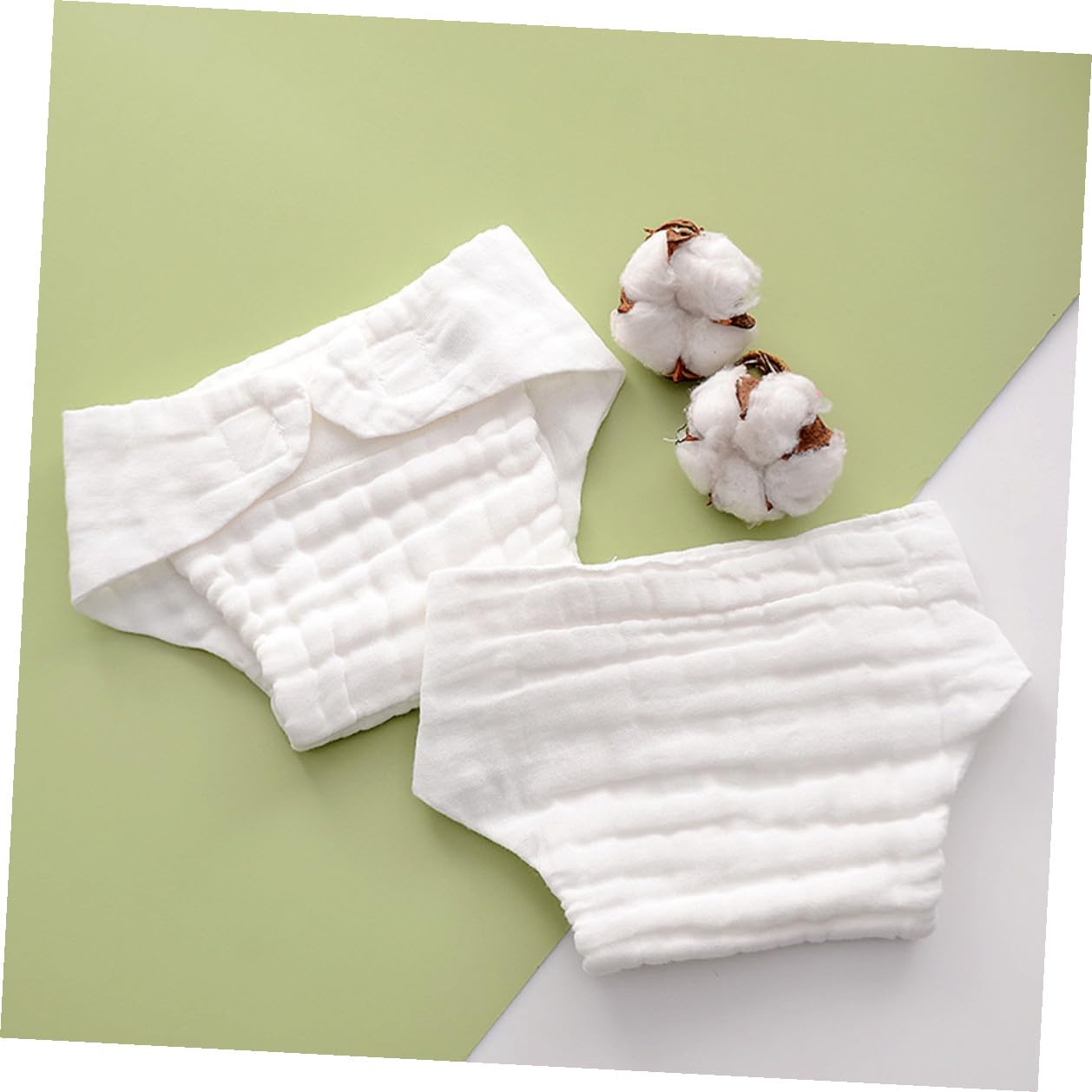 Gatuida 5 piezas Pañales de Tela Reutilizables para Niña Absorbentes y Transpirables Talla Meses Suaves y Lavables para Uso Diario y Entrenamiento de Baño