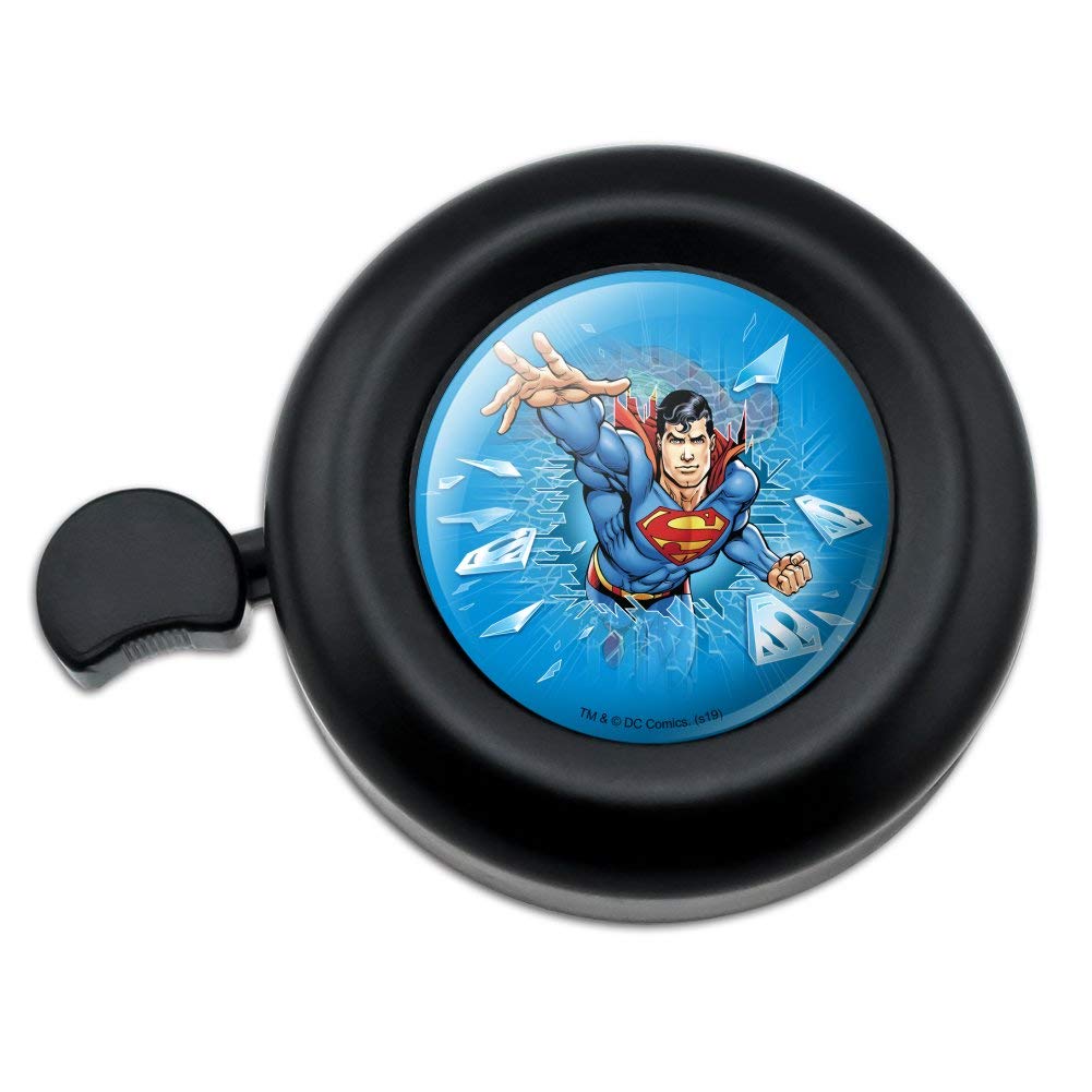GRAPHICS & MORE Superman Breaking The Ice Bicycle Handlebar Bike Bell