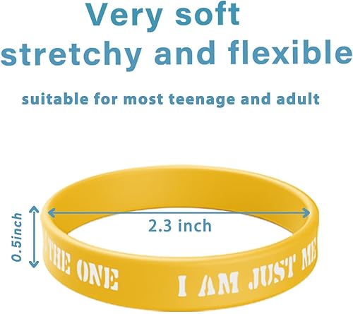 Miniatura 2 de ZIQON 12 pulseras de goma inspiradoras de silicona con cita motivacional pulseras inspiradoras de colores pulseras elásticas unisex para mujeres