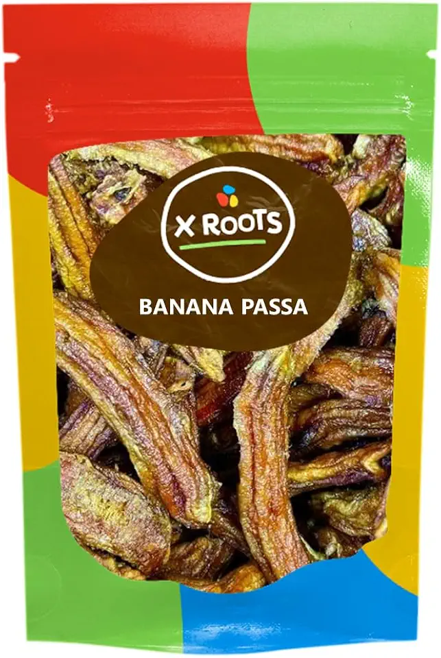 Banana Passa Desidratada X Roots: sabor natural em 1kg