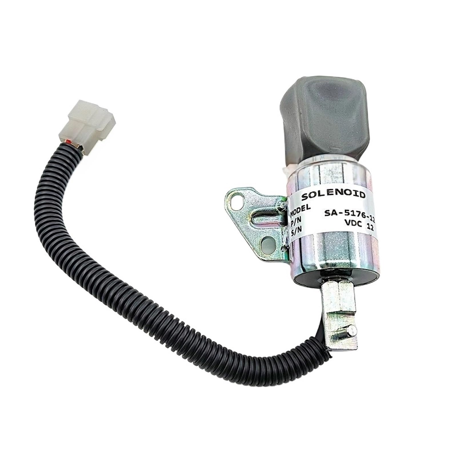 VKvmNYlxx PC18 Excavator Flameout Solenoid Valve Switch Oil Cut-Off SA-5176-12 1756ES-12SUC11B1S5 for Heavy Equipment