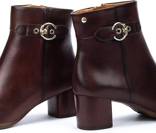 Pikolinos Calafat - Enkellaarsjes voor dames - Cognac