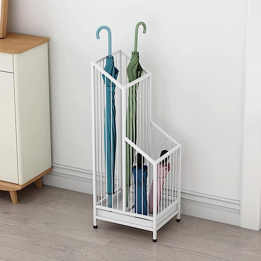 WQPMNYG Multifunctional Umbrella Stand with Drip Tray - Stylish Umbrella Holder for Home Office Hallway Porch and Entryway - Simple Design for Easy nization
