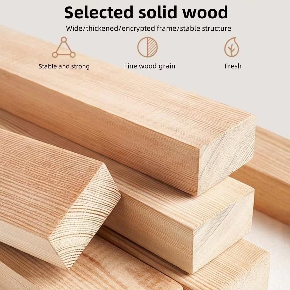 Queen Bed Slats,Tatami Frame,Solid Wood Floor Frames,Portable Folding Bed,Roll-Type Slatted Bed,Foldable Board for Bedroom,Living Room (74.8 * 39.4in)