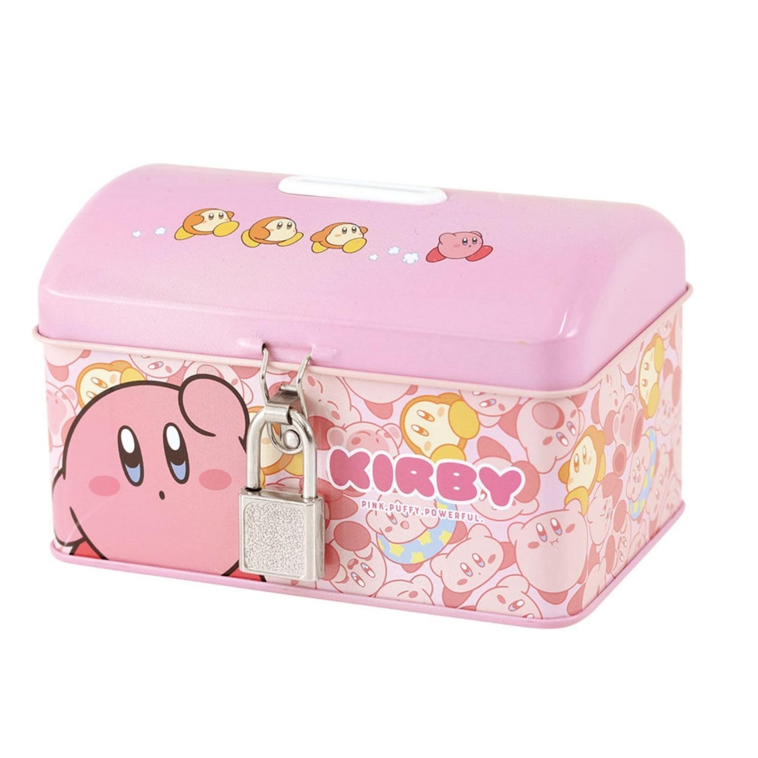Amazon.co.jp: 星のカービィカギ付き缶バンク むぎゅっとカービィ
