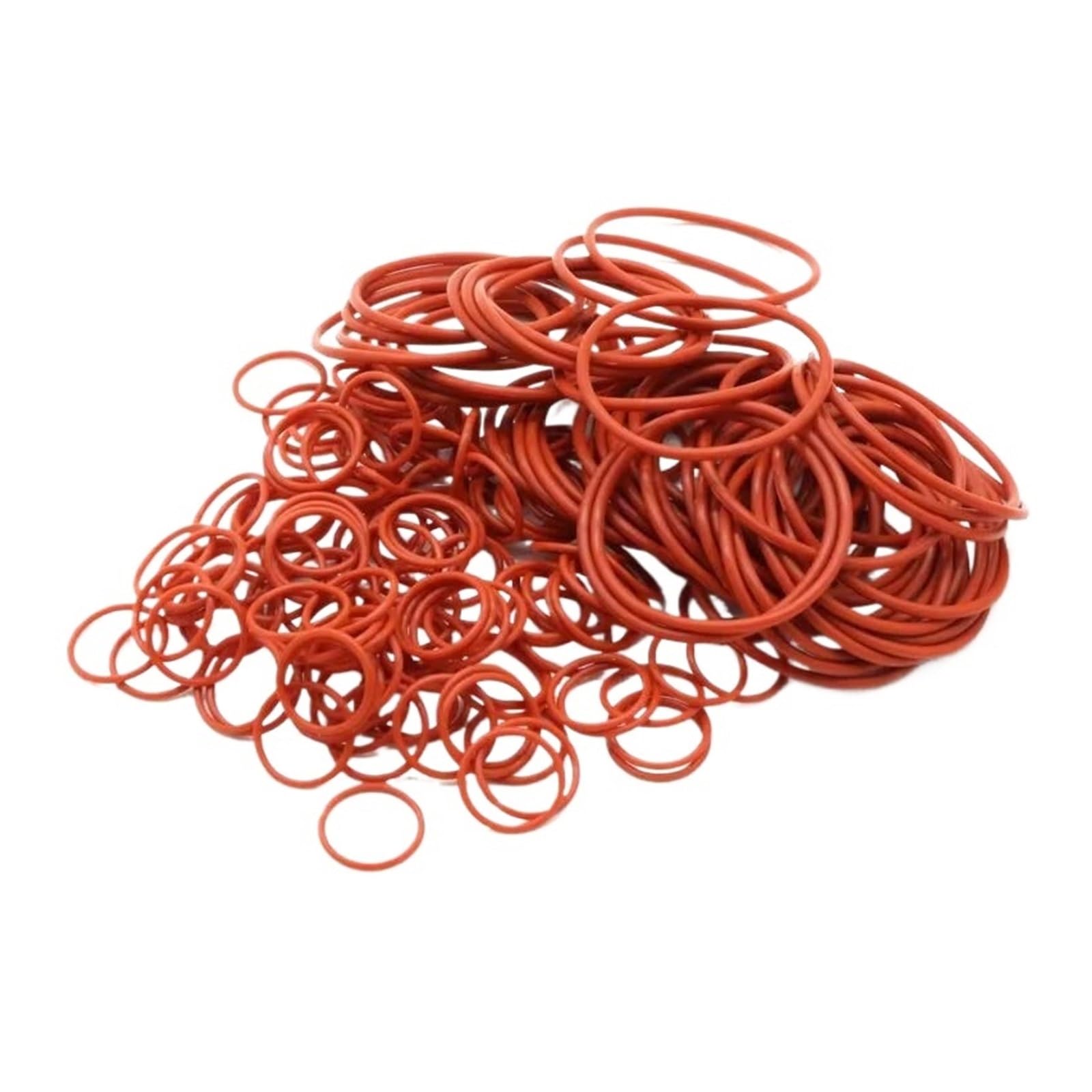 50 szt. uszczelek O-ring VMQ CS o grubości 1/2/3/4 mm, czerwona wodoodporna podkładka, okrągła uszczelka z gumy silikonowej w kształcie litery O(OD 80mm,CS 4mm)