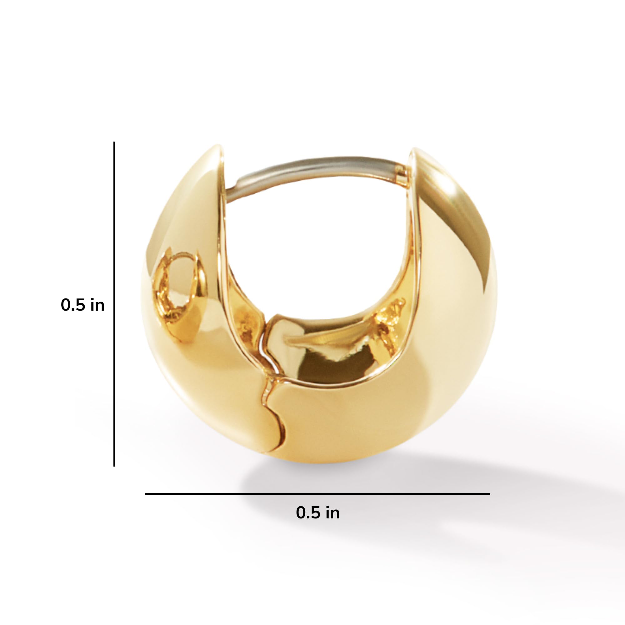 Ana Luisa Sphere Hoop Earring -Abby and Dakota Styles Womens