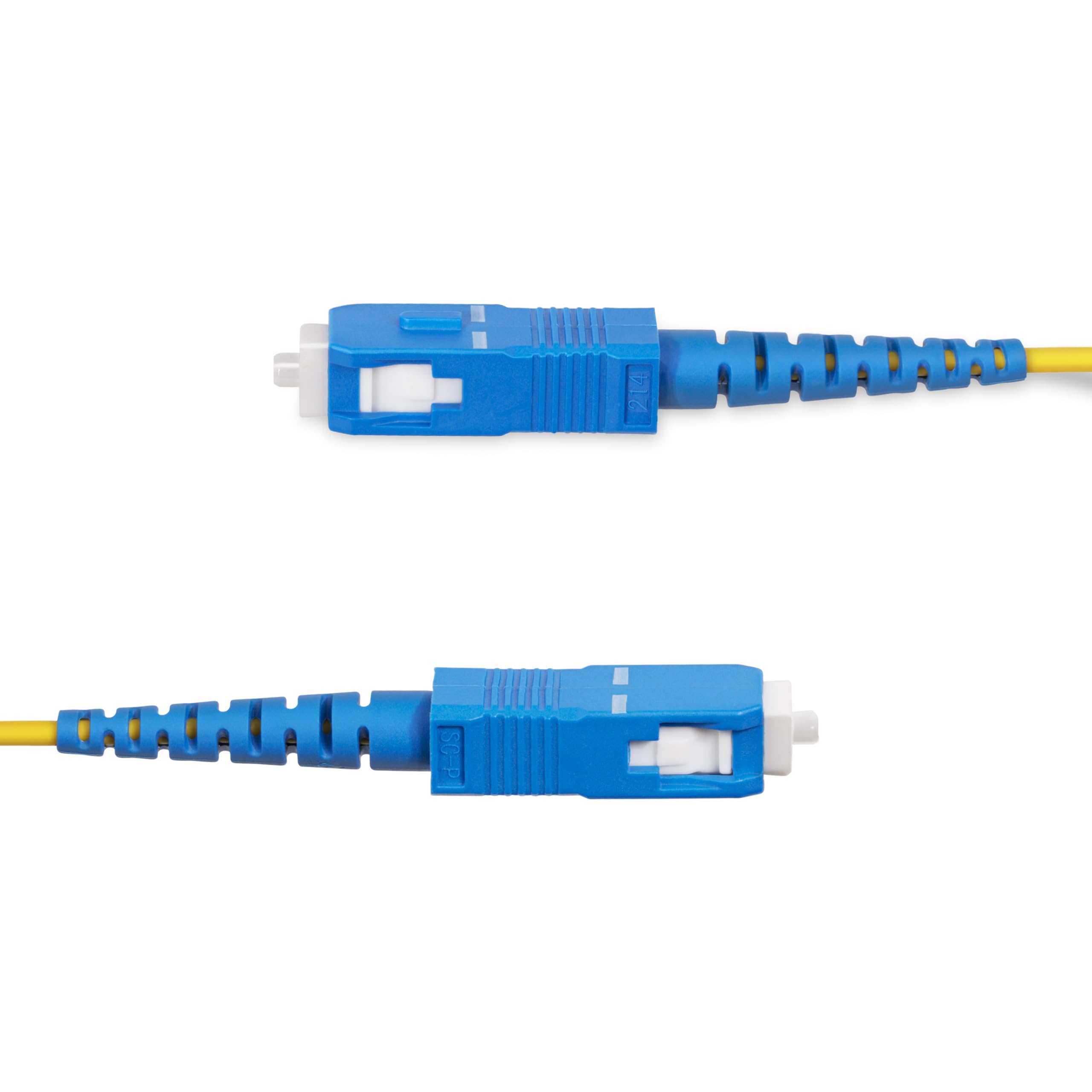 StarTech 30m OS2 LWL Patchkabel SC auf SC, Singlemode 9/125 Simplex, LSZH | Netzwerk 40G/100G, UPC Stecker, Aramid-verstärkt, Biegeradius 10mm, BiDi Übertragung