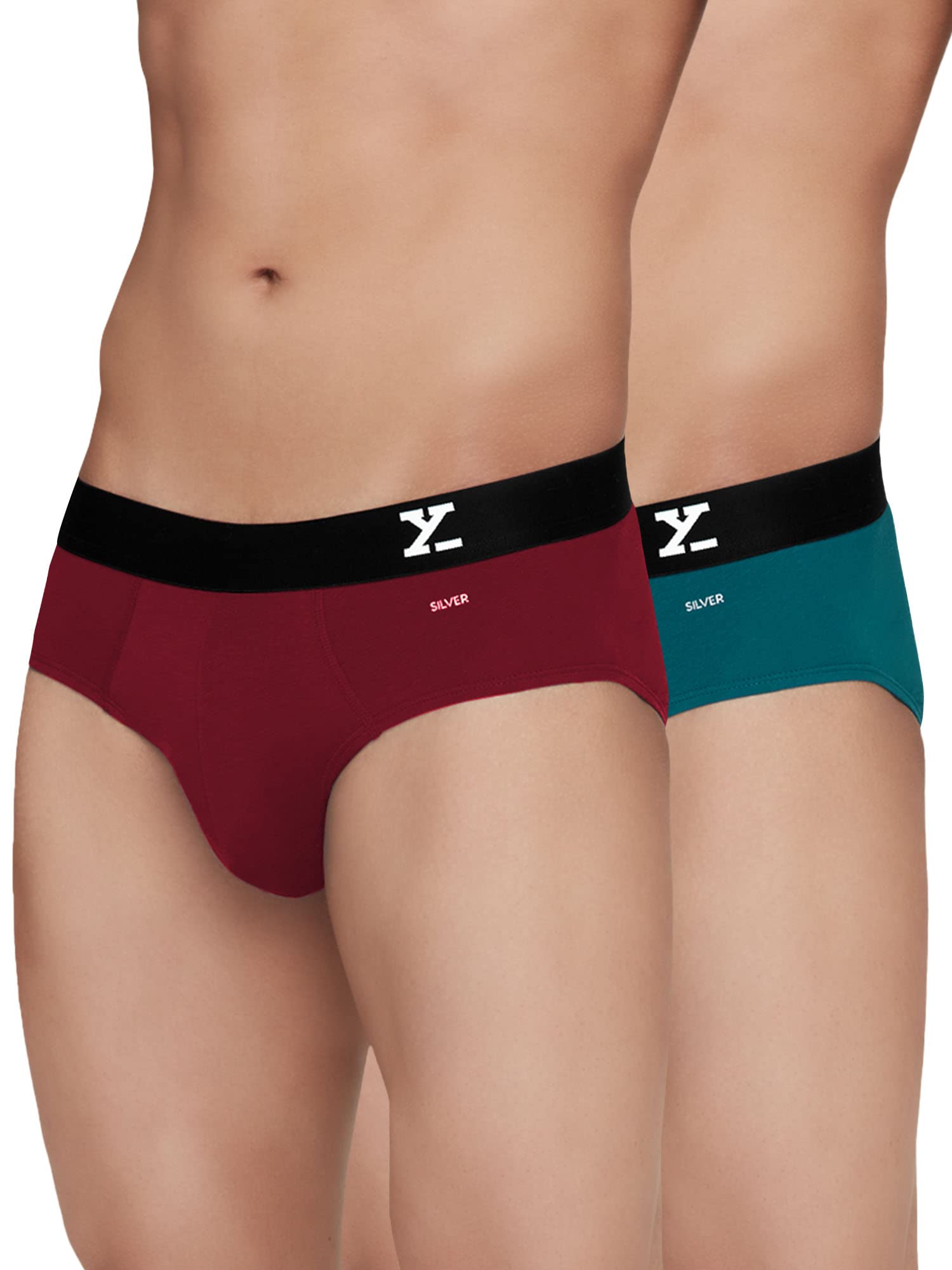 XYXX Cotton Regular Solid (Pack of 2) (Aero Briefs for Men_Dark Maroon+Legion Blue_L) (B0B5F4S964) Amazon Price History, Amazon Price Tracker