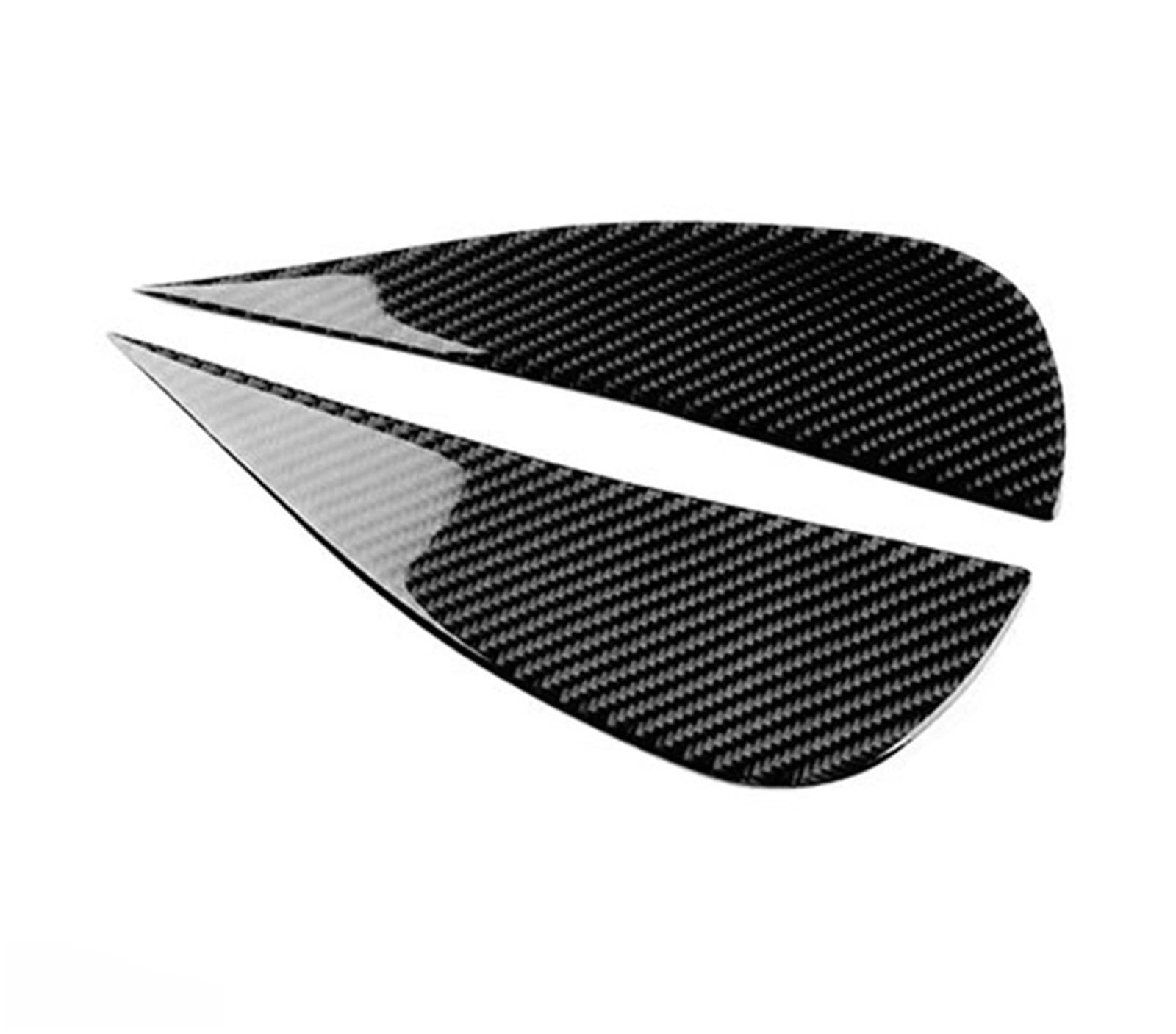 Interior Styling Sticker Car Sticker LHD RHD Rear Armrest Trim for Abarth 595 695 2012-2024 for Fiat for 500 2008-2024 Accessories Decoration(Black Carbon)