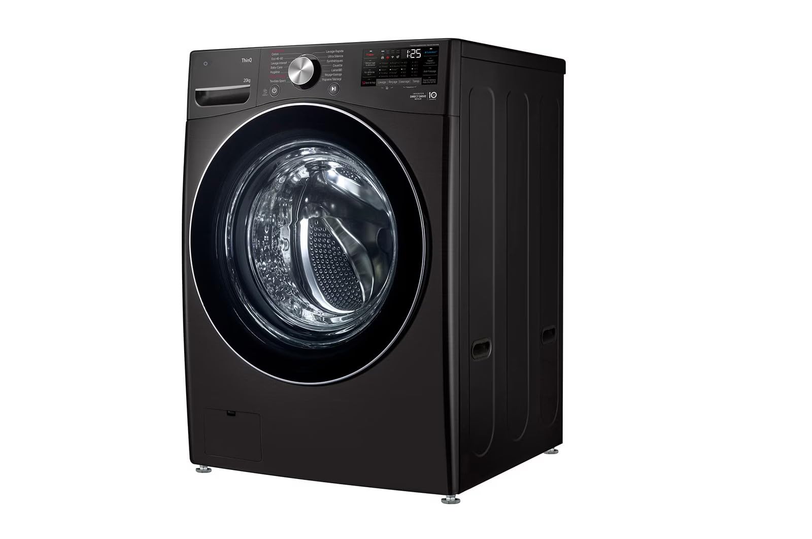 LG F20P12BST Lave-linge Frontal, 20 kg, 1000 tr/min, Classe B, Wi-Fi, Vapeur, 142L