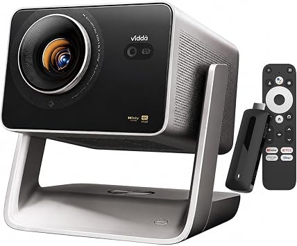 Vidda C5 Pro Max Laser 4K Projector for Home Office Outdoor