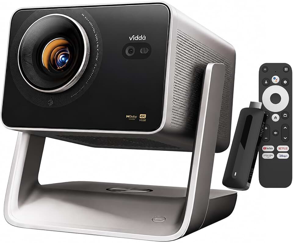 Vidda C5 Pro Max Laser 4K Projector for Home Office Outdoor