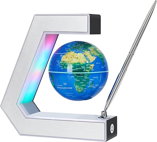 Lámparas flotantes de levitación magnética con bolígrafo, decoración de escritorio de oficina para hombres, regalos únicos de cumpleaños o Navidad