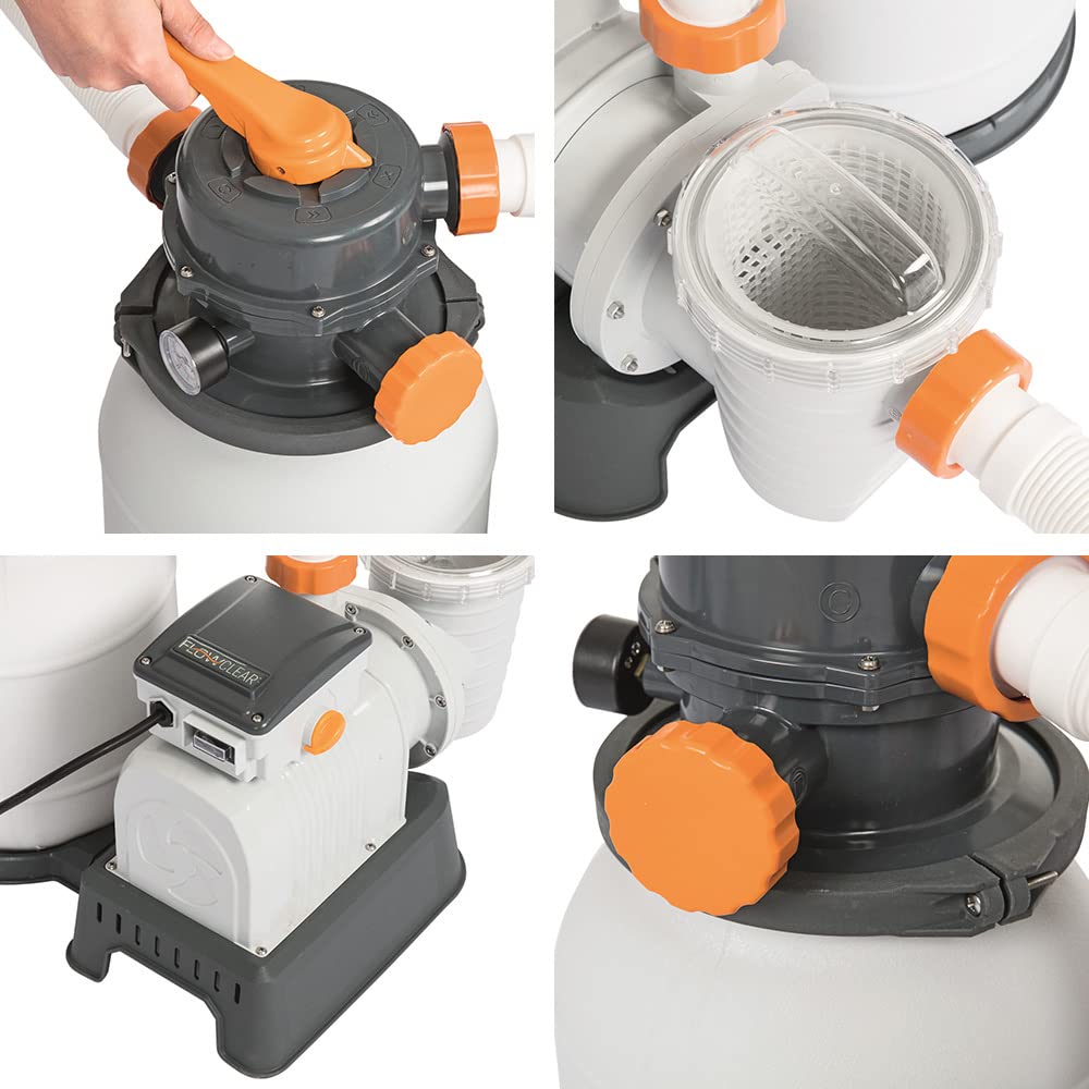 Bestway 58499 - Depuradora de Arena 8.327 l/h Conexión 38 mm