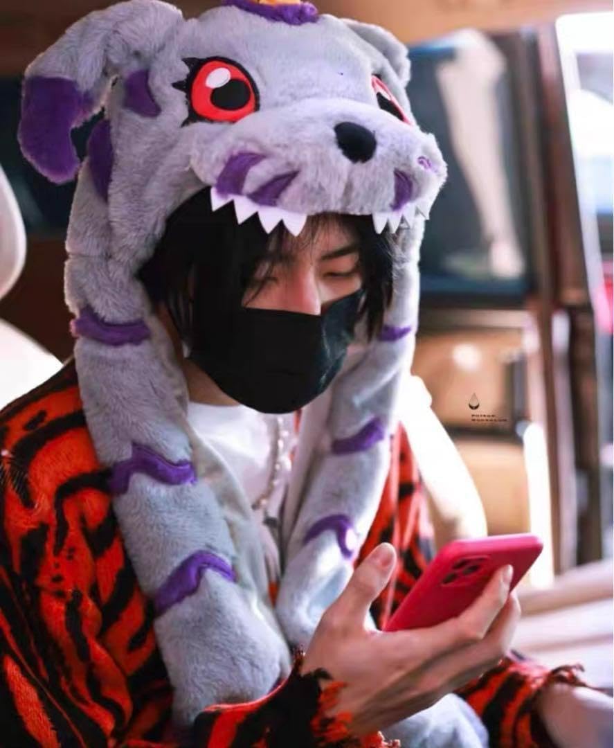 デジモン テイマーズ テリアモン ロップモン 手袋付きマフラーセット