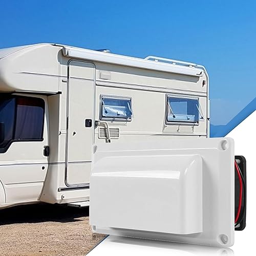 Miniatura 4 de Ventilador de ventilación lateral RV de 12 V, 12 W25 W, ventilador de ventilación para campana extractor, 2 ventiladores de escape de 4.7 x 2.4