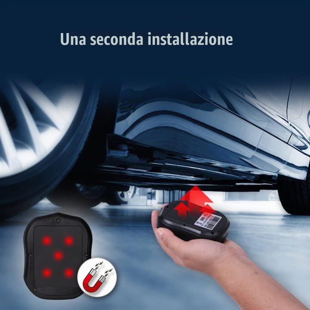 4G Mini GPS Tracker Spia senza Abbonamento, Micro Localizzatore GPS con APP Monitoraggio in Tempo Reale 30 Giorni Standby Forte Magnetico Impermeabile 1500mah TK913