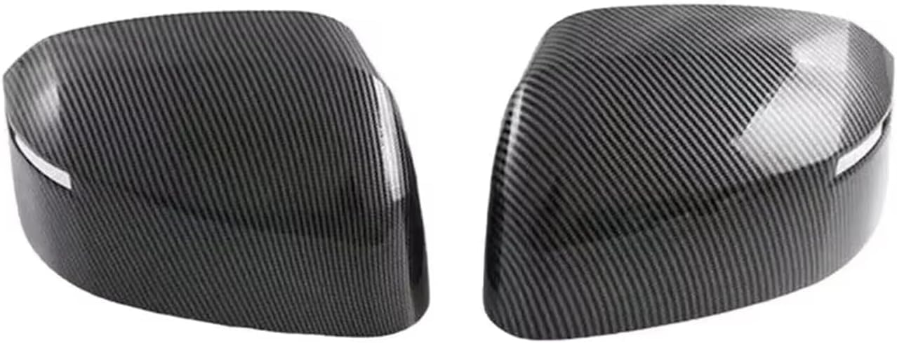 XJPGHA Wing Mirror Covers Caps for Hyundai Santa Fe 2024, Sturdy Durable Cover Housing Door Mirror Vehicle Accessory Rearview Side Covers,Carbon Fiber Texture