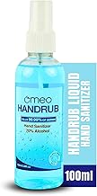 Omeo Hand Rub Instant Hand Sanitizer Spray -100ml | 99.9% Effective Against Germs, 70% Alcohol, Skin Friendly, Safe for Kids, Travel Size, Anti Bacterial