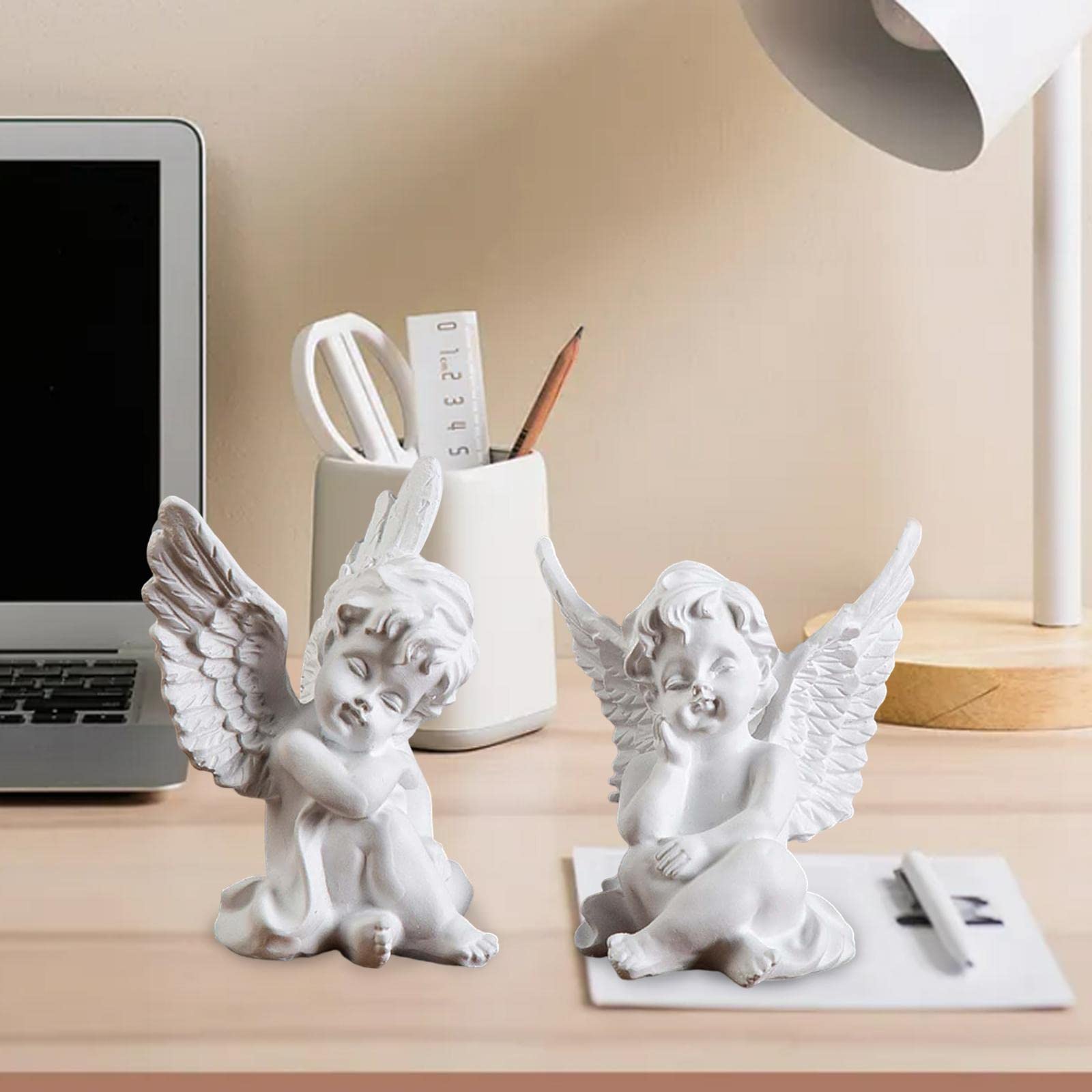 Amazon.com: Duiaynke Baby Angel Statue Desktop Dresser Bookshelf