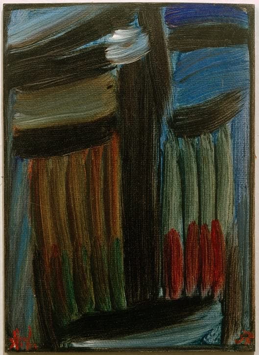 Art Murale Impression de Qualité Einsam dans Blauer Nacht Jawlensky 60x90cm