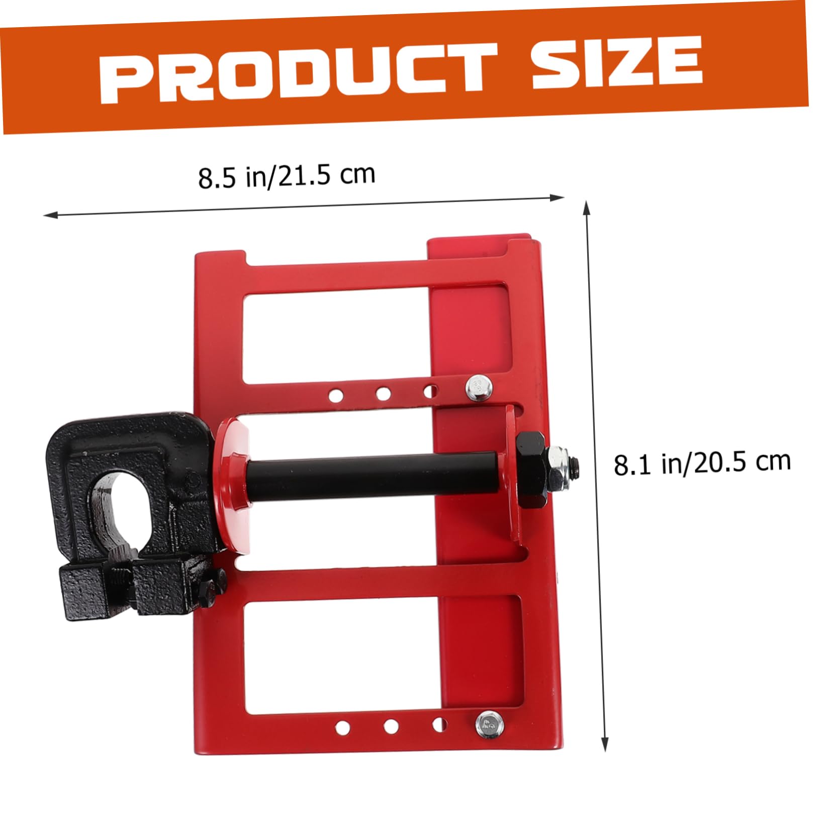 Mini Guida Verticale per Motosega Set Regolabile in Acciaio | Rosso, Installazione Semplice, Facile da Trasportare, per Falegnami e Carpentieri