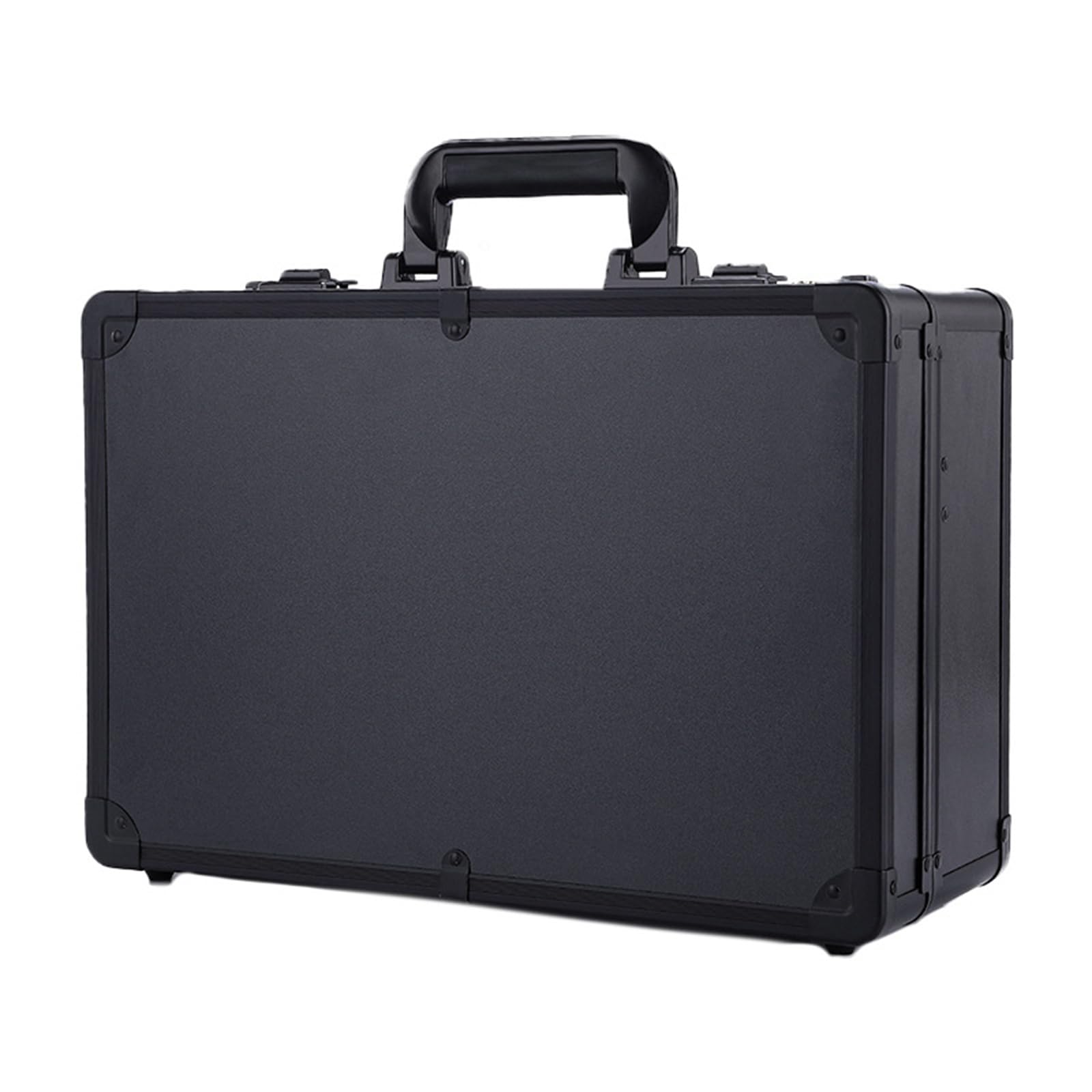 Brrnoo Valigetta Trucco, Grande Capacità, Lucchetto a Combinazione, 39,3 | Organizer per Strumenti Parrucchiere, Guscio in Alluminio, Rivestimento in PVC, Uso in Salone e Viaggio, Portaoggetti per